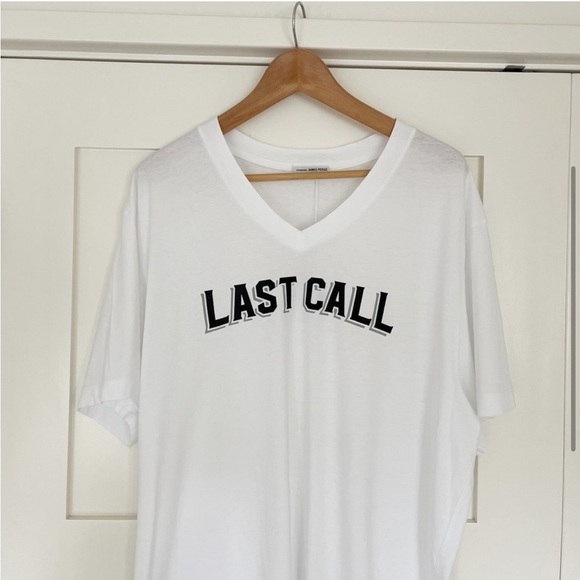 JAMES Perse V Neck Last Call T Shirt - Picture 4 of 6